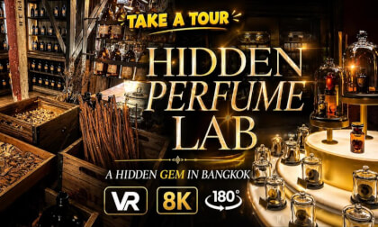 Inside Secret Perfume Lab Between Bangkok Skyscrapers | VR180 8K