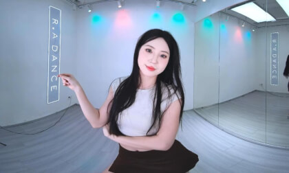Jiaqi in a Skirt