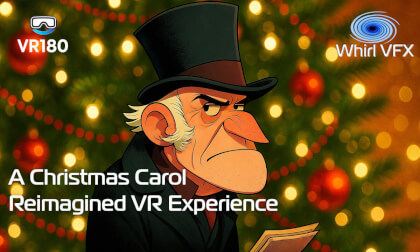 A Christmas Carol Reimagined | VR Experience  | Theme Park Holiday Journey in VR180 8K 3D