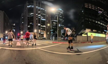 Downtown LA on a Tuesday Night