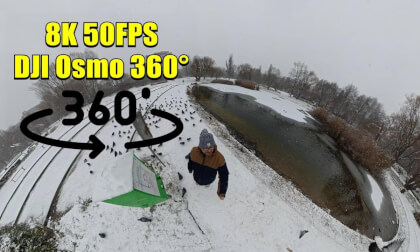 8K VR 50FPS: Snow Attack ❄️ Warsaw Wola Parks 360° Vlog | DJI OSMO 360 | part1