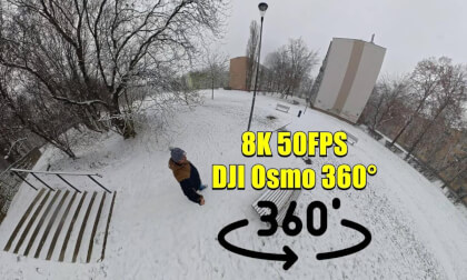 8K VR 50FPS: Snow Walk Part 2 ❄️ Reduta Wolska & Karaite Cemetery | Warsaw 360°