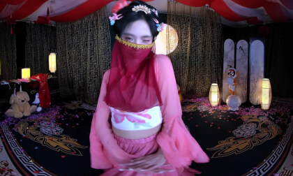 狸妖妖liyaoyao 20251022001 月下舞姬 3D VR 180 8K