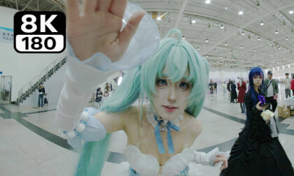 Immersive View of Blue Sakura Anime Convention