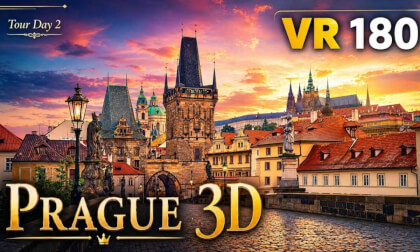 POV 3D VR Prague Castle with Asian Girl 8K Walking Tour DAY 2