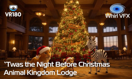 'Twas the Night Before Christmas at Animal Kingdom Lodge | VR180 8K 3D Christmas Story