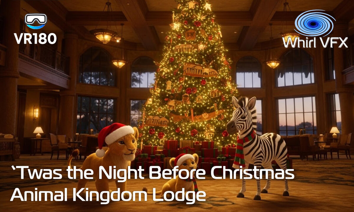 'Twas the Night Before Christmas at Animal Kingdom Lodge | VR180 8K 3D Christmas Story