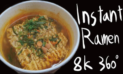 Instant ramen: Food walking tour [Jongno] - 8K 360º