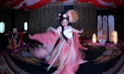 狸妖妖liyaoyao 20251024001 桃花笑 3D VR 180 8K