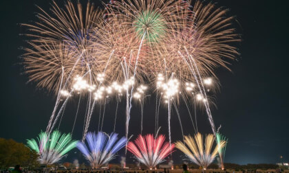 (VR180･3D) 2025.11.23 長野えびす講煙火大会 特別大スターマイン「県歌 信濃の国」信州煙火