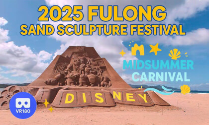 🏖️ Fulong Sand Sculpture Festival 2025｜Disney Midsummer Carnival・Over 80 Classic Characters in Sand ✨