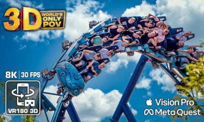 MECALODON 3D VR Roller Coaster POV | Will You CONQUER The Mechanical SHARK? 🦈 Walibi Belgium VR180 - Meta Quest - Apple Vision Pro - Qoocam 3 Ultra VR180 modded