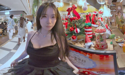 (3d vr180 8k) Wanna grab dinner together on a date?