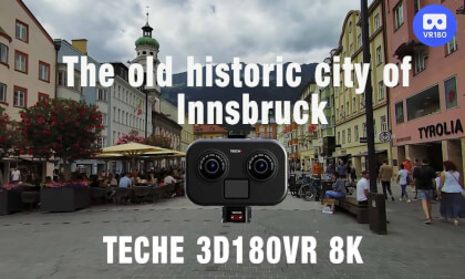 Teche 3D180VR 8K - The old historic city of Innsbruck, Austria. Teche 3D180VR 8K - The old historic city of Innsbruck, Austria.