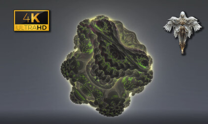 MANDELBULB ZOOM! - Psychedelic Fractal Visuals and LoFi Beats [4K]