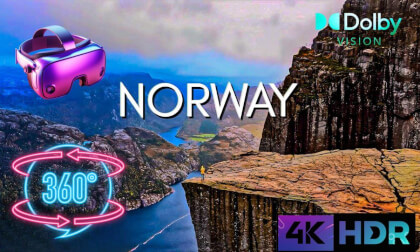 Norway VR 360° 4K HDR 60 FPS | Pulpit Rock & Arctic Journey