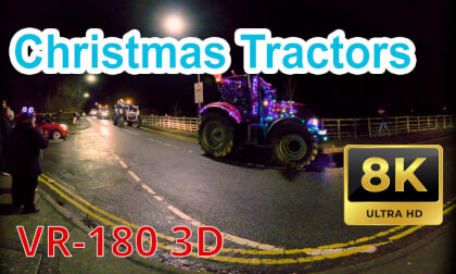 Christmas Tractors 180 8k