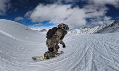 Arapahoe Basin Snowboard Run!