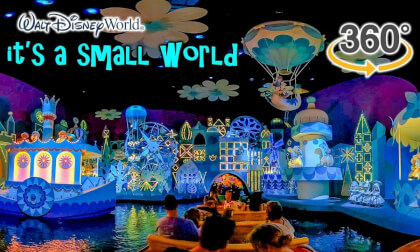 VR 360 it's a small world On Ride POV Magic Kingdom Walt Disney World 2023 10 24