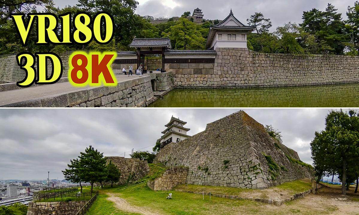 Marugame Castle , the tallest stone wall castle in Japan