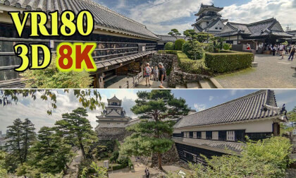 Kochi Castle , one of Japan’s few surviving original castles in Kochi , JAPAN