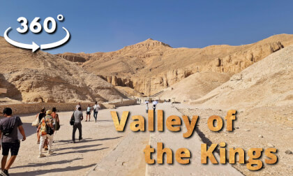 360° Ancient Egypt tour of the Valley of the Kings in Luxor