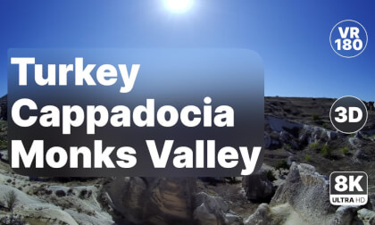 Turkey Cappadocia - Walk Through Paşabağ Monks Valley Part I 8K 180 3D
