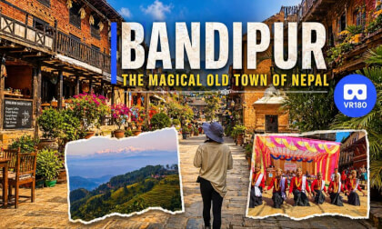 Time Travel in Nepal: Bandipur Folk Dance Energy + Himalayan Panorama in VR180 3D