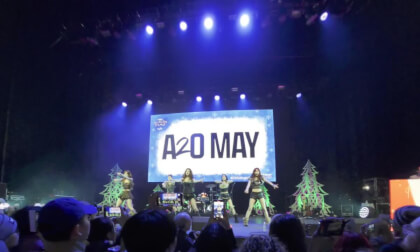 KPOP artist  A20MAY takes the stage at Jingle Ball - annual event All Access Lounge