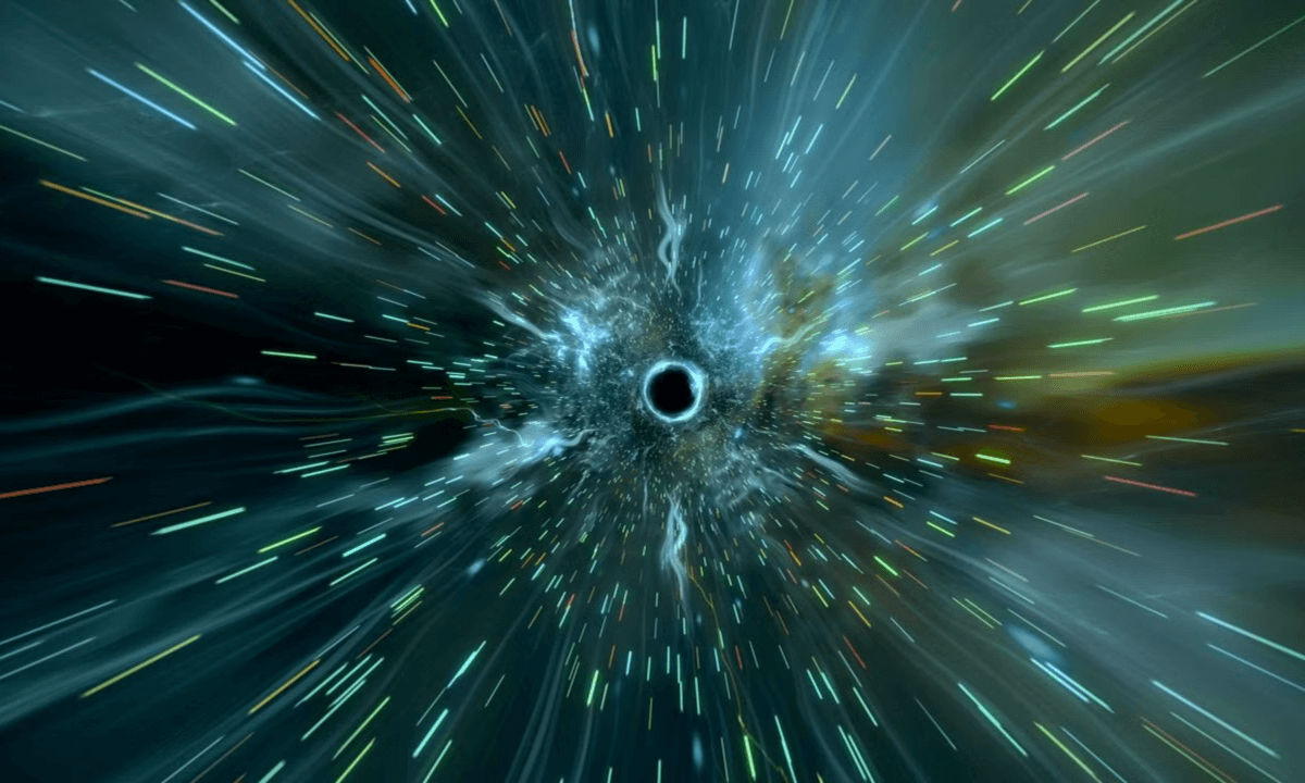 VR180 Wormhole Space Travel