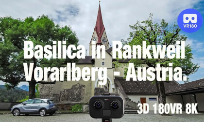 Basilica in Rankweil, Vorarlberg - Austria. 3D 180VR 8K / Slideshow. Basilica in Rankweil, Vorarlberg - Austria. 3D 180VR 8K / Slideshow.
