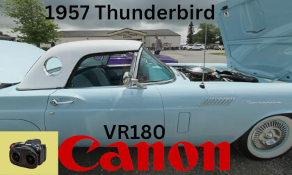 1957 Ford Thunderbird Findlay Ohio 2023 Canon 8K60 VR180