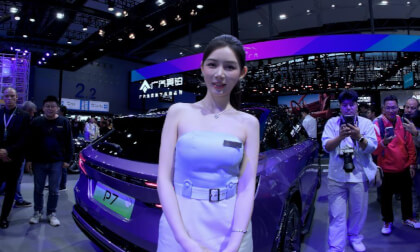 Model Minmin at Guangzhou Auto Show
