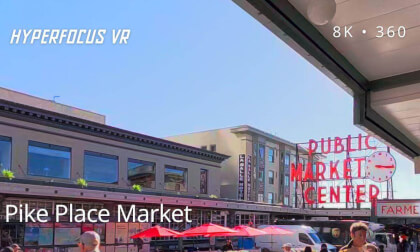 8K 360 Walk Through Pike Place Market