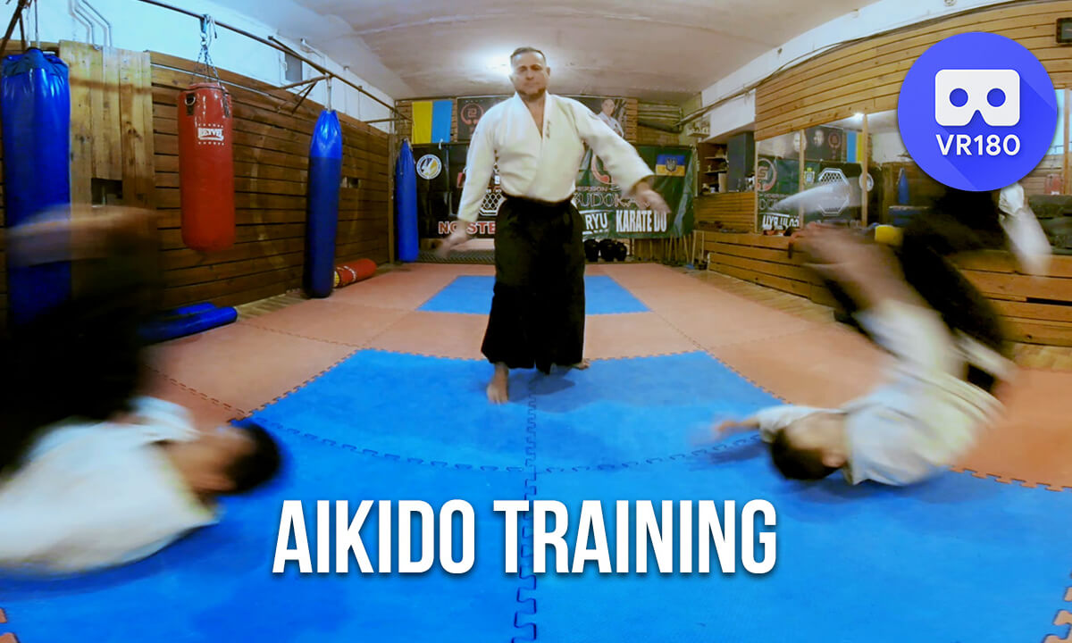 Aikido club training cover