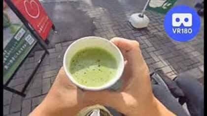 Matcha Tea at Matcha Sweets Kaminari Issa. VR180 Virtual Tasting