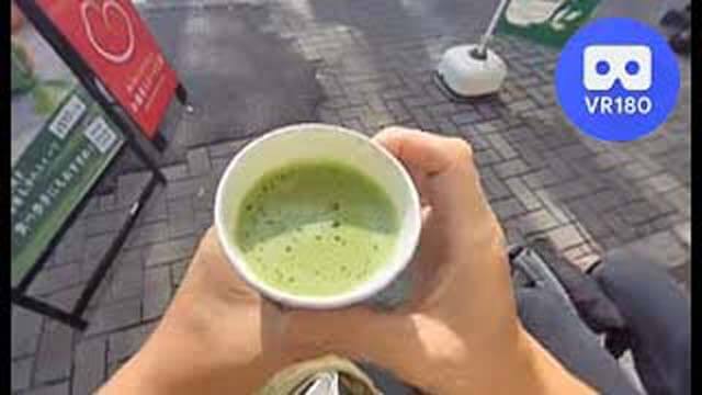 Matcha Tea at Matcha Sweets Kaminari Issa. VR180 Virtual Tasting