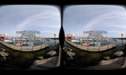 VR180 8K: Harbor of Eckernförde 2023 (VR 180 3D)