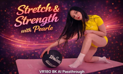 Flex & Flow VR Episode #2 🤍 Stretch & Strength with Pearle | VR180 8K AI Passthrough