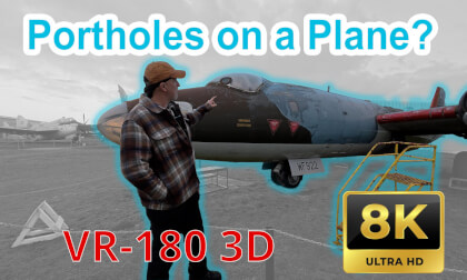 Portholes on a plane 180 8k