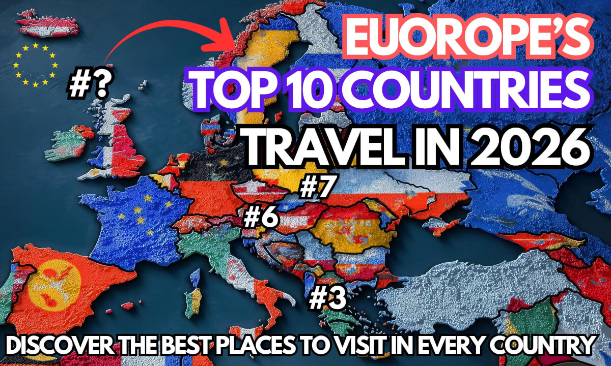 Wonders of Europe  Top 10 Countries to Visit in 2026 with Their Most Popular Locations  4K Ultra HD
