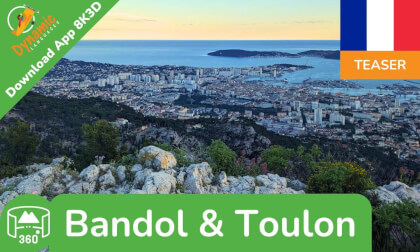 Bandol & Toulon | Learn French in VR | 360 8K3D Teaser | DYNAMIC LANGUAGES