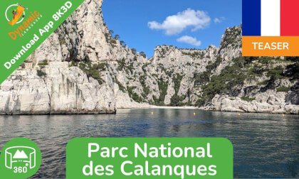 The Calanques of Cassis | Learn French in VR | 360 8K3D Teaser | DYNAMIC LANGUAGES