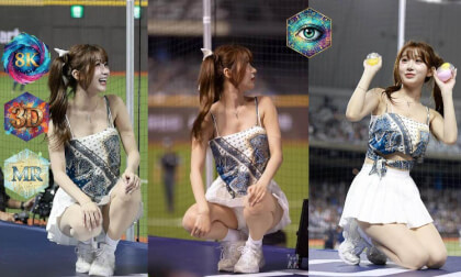 [MR KPOP] Lee Ju-Eun Fubon Angels Passthrough Mode fancam 이주은 李珠珢 SHORTS  [ Lee Ju-Eun in the house ] Taiwan Cheerleader Korean