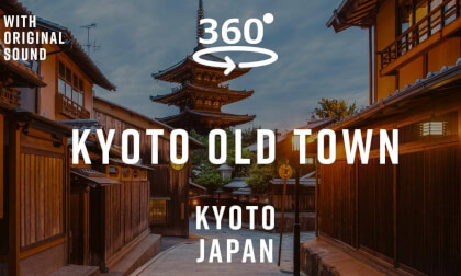Kyoto Old Town – Kyoto, Japan 🇯🇵 | 360° Walking Tour | Original Sound