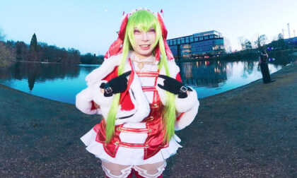 C.C. from code geass cosplayer interview at MCM birmingham
