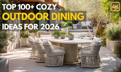 Top 100+ Modern & Cozy Outdoor Dining Area Ideas in 4K | Stylish Backyards, Patios, and Small Spaces