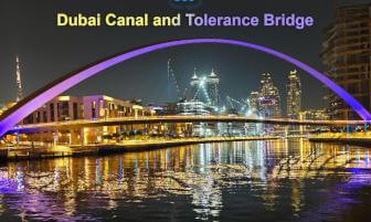 Dubai: 360° Immersive VR Walk on Tolerance Bridge & Water Canal