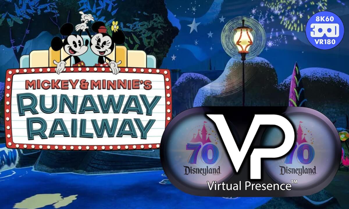Mickey & Minnie's Runaway Railway! Disneyland Virtual Presence Exclusive! 8k60!