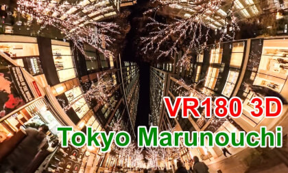 [VR180 3D]Tokyo Marunouchi Illuminations - dual Insta360 X5